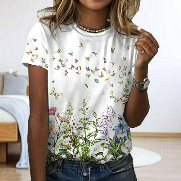 3D Sunflower Women's Flower Print - Image 8