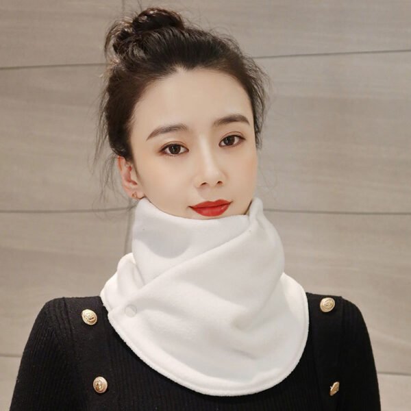 Women's Warm Plush Scarf Ins Cute And Versatile - Image 3