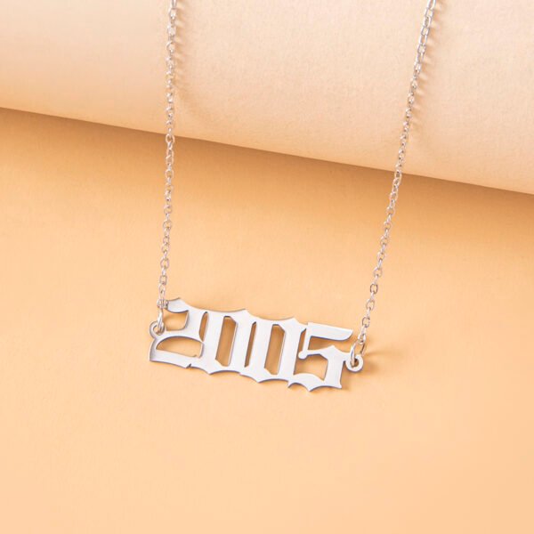 Year Number Necklaces For Women Birthday Date Gifts - Image 8