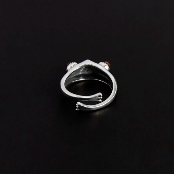Hip Hop Frog Ring Animal Open Rings For Women Men Jewelry Xmas Gift - Image 4