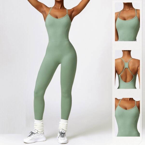 Beauty Back Yoga One-piece Sports Fitness Tights - Image 7