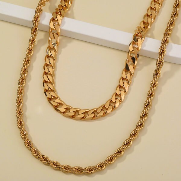 Bombastic punk, Retro Chic, two-tiered necklaces - Image 5