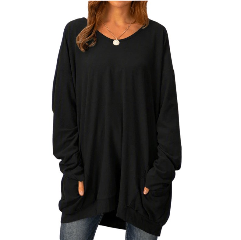 Fashion Three-dimensional Casual Round Neck Long Sleeve Shirt - Image 5