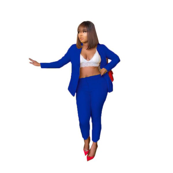 Fashion Leisure Suit Trousers Two-piece Set Suit - Image 5