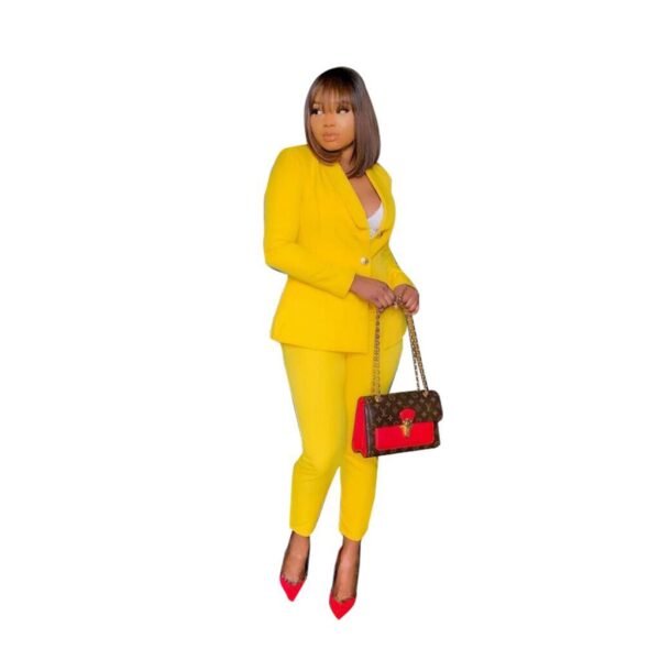 Fashion Leisure Suit Trousers Two-piece Set Suit - Image 6