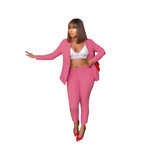 Fashion Leisure Suit Trousers Two-piece Set Suit - Image 4