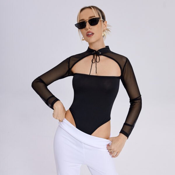 2023 New Sexy Network Gauze Nightclub Body Clothes - Image 4