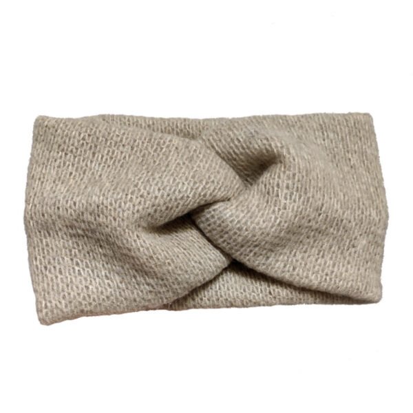 Autumn And Winter Wool French Cross Hairband - Image 3