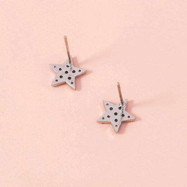 Tiny star-studded Zircon earrings accessories for women - Image 6