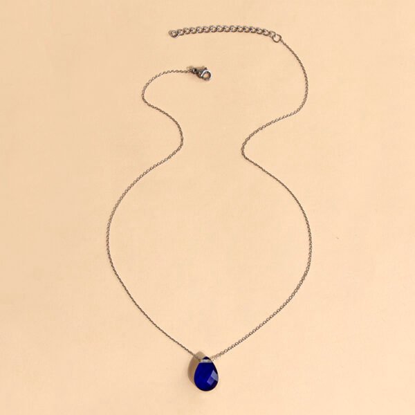 Mood Necklace Color Change Emotion Feeling Temperature Control Water Drop Tears Pendant Stainless Steel Chain Necklaces - Image 6