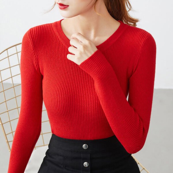 Autumn And Winter New Korean Style Slim Tight Long Sleeves - Image 5