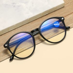 Anti-blue Light Retro Large Frame Reading Glasses