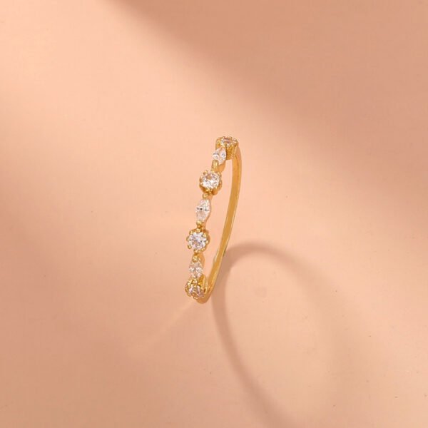 Zircon Brass Ring Fashion Jewelry - Image 3
