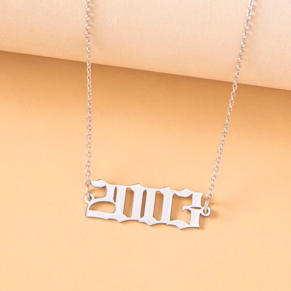 Year Number Necklaces For Women Birthday Date Gifts - Image 6