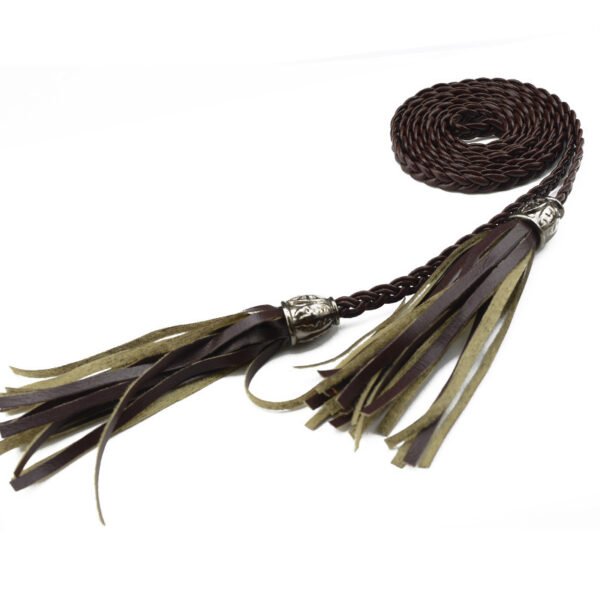 Women's Woven Belt Tassel Decorative Waist Chain - Image 4