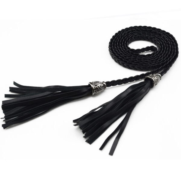 Women's Woven Belt Tassel Decorative Waist Chain - Image 2