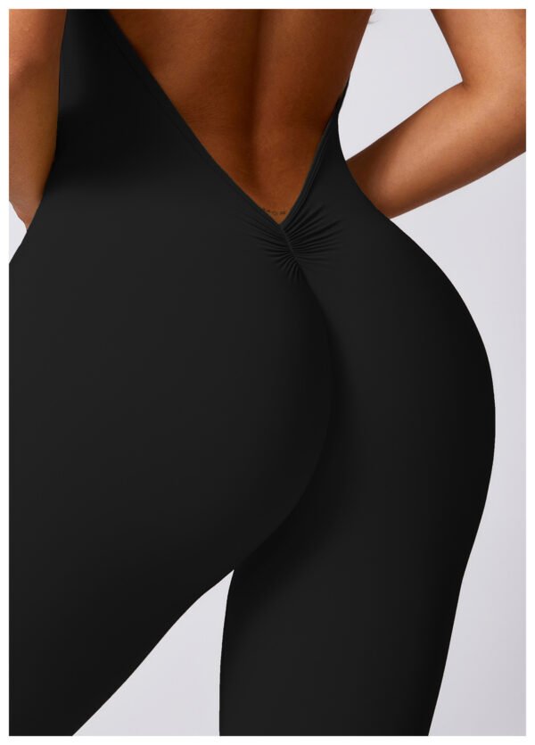Beauty Back Yoga Jumpsuit Women's Outdoor Running Tight Sports Quick-drying Workout Clothes - Image 9