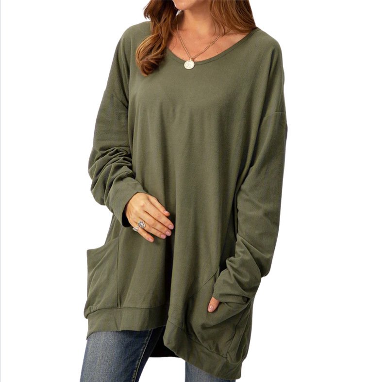 Fashion Three-dimensional Casual Round Neck Long Sleeve Shirt - Image 3