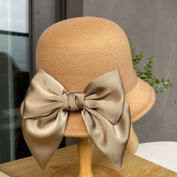 Autumn And Winter Dome Bucket Hat Ladies - Image 4
