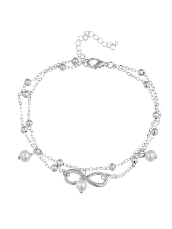 8 Double Pearl Anklet - Image 6
