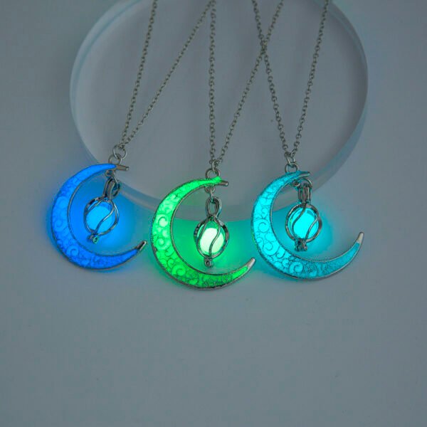 The Halloween Multicoloured Moon Whirlwind Necklace