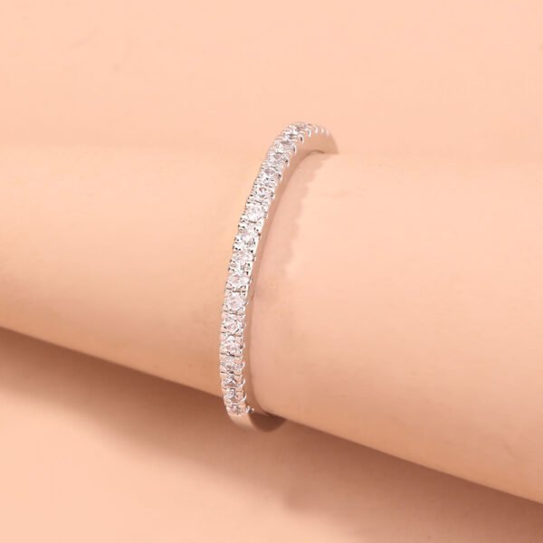 Bronze Zircon Ring Adjustable