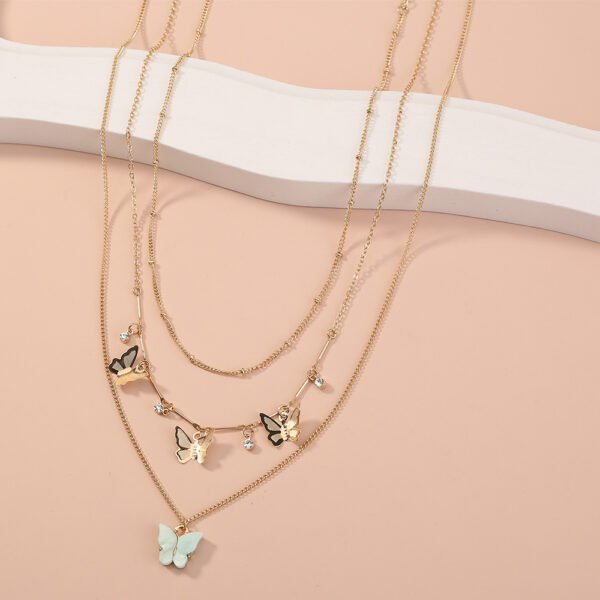 Butterfly multi-layer necklace - Image 6