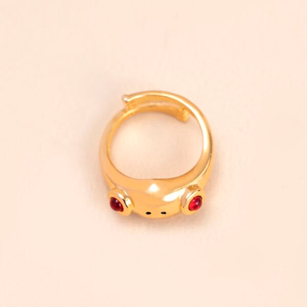 Hip Hop Frog Ring Animal Open Rings For Women Men Jewelry Xmas Gift - Image 9