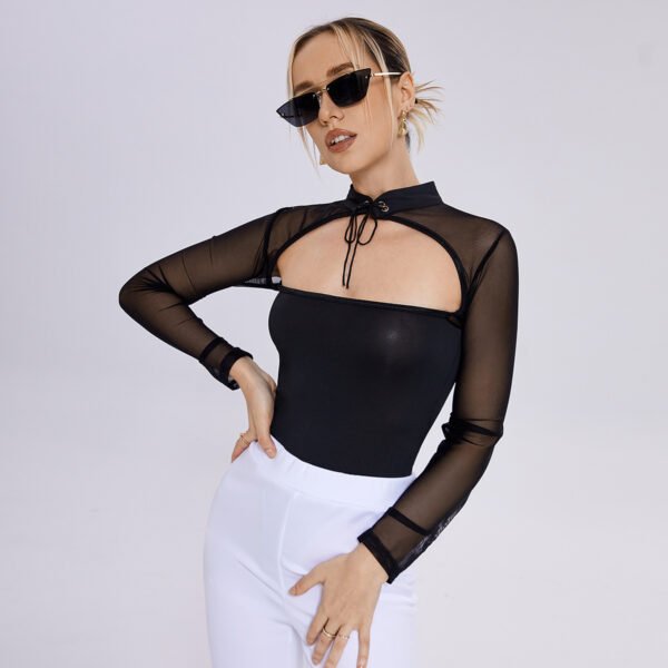 2023 New Sexy Network Gauze Nightclub Body Clothes - Image 3