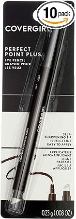 CoverGirl Perfect Point Plus Self Sharpening Eye Pencil, Espresso [210], 0.008 oz (Pack of 10)