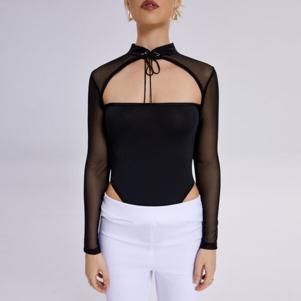 2023 New Sexy Network Gauze Nightclub Body Clothes - Image 7