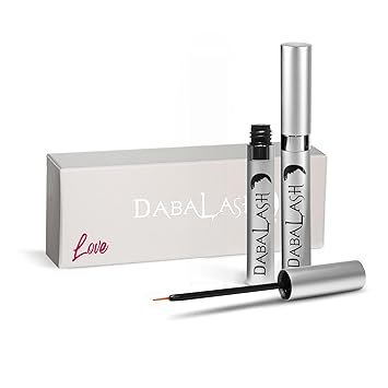 DABALASH Professional Eyelash & Brow Strengthener – Give Your Own Lashes A Longer, Fuller, & Thicker Look – Combo Love 2 Pack, 2 * 0.18 oz