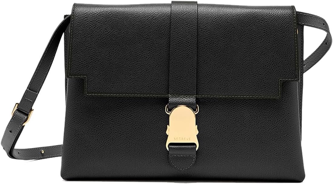 Senreve Cadence Shoulder Bag, 100% Genuine Italian Leather Women's Handbag, Crossbody, Shoulder Bag, Tablet Clutch