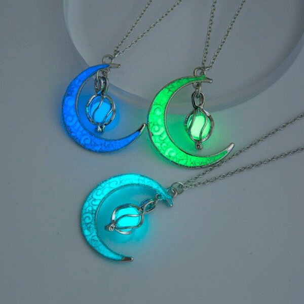 The Halloween Multicoloured Moon Whirlwind Necklace - Image 2