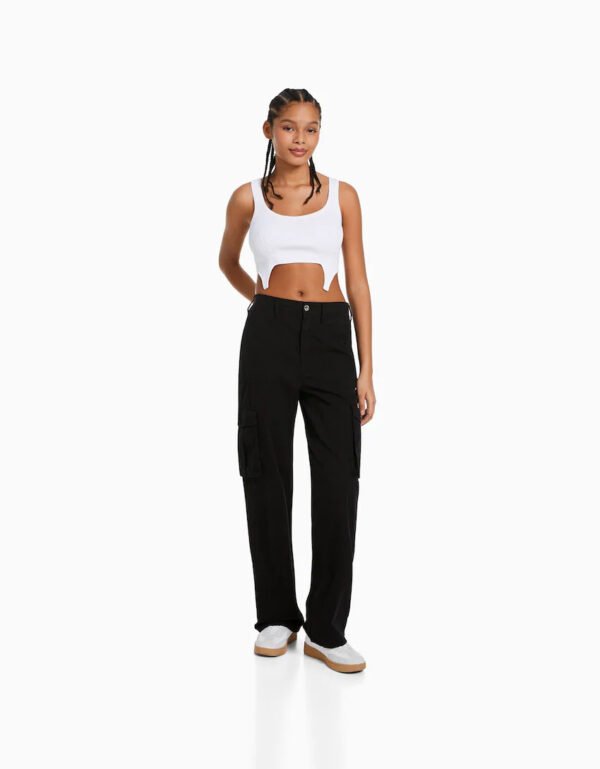 All-matching Casual Pants Three-dimensional Pocket Nipped Waist Trousers - Image 6