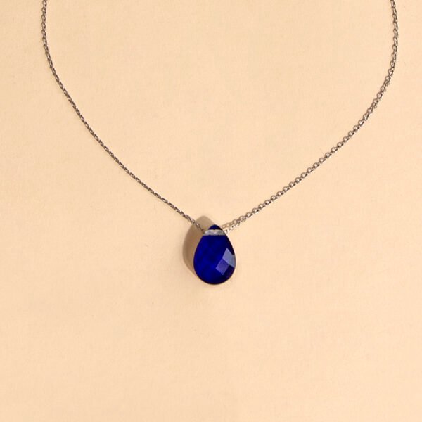 Mood Necklace Color Change Emotion Feeling Temperature Control Water Drop Tears Pendant Stainless Steel Chain Necklaces - Image 4