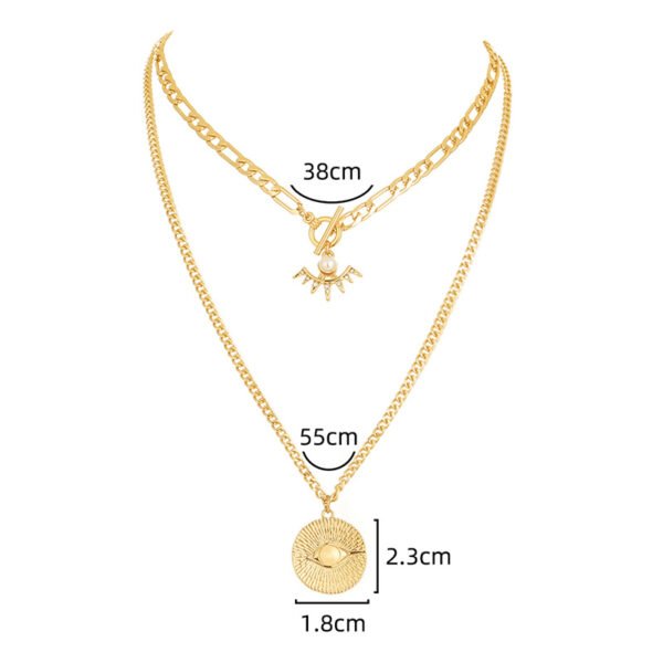 The eye of the devil, a double-layered necklace - Image 5