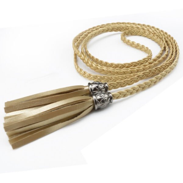 Women's Woven Belt Tassel Decorative Waist Chain - Image 5