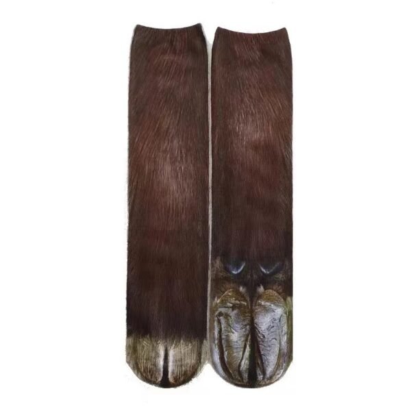 3D Animal Paw Tube Socks Funny Creative - Image 4