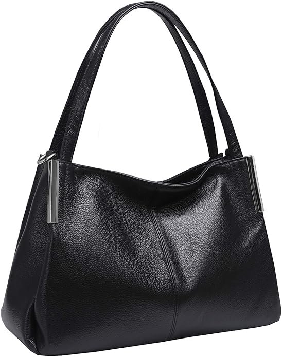 HESHE Leather Purses for Women Tote Top Handle Bags Shoulder Handbags Designer Office Ladies Purse Cross Body Bag