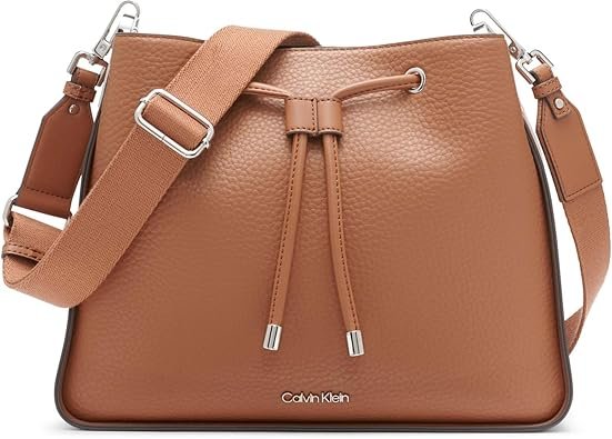 Calvin Klein Fay Drawstring Adjustable Hobo