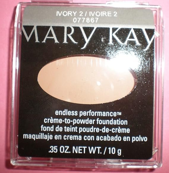 Mary Kay Creme to Powder Foundation Ivory 2 - Square Compact