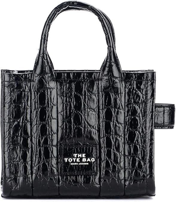 Marc Jacobs The Croc-Embossed Micro Tote Bag