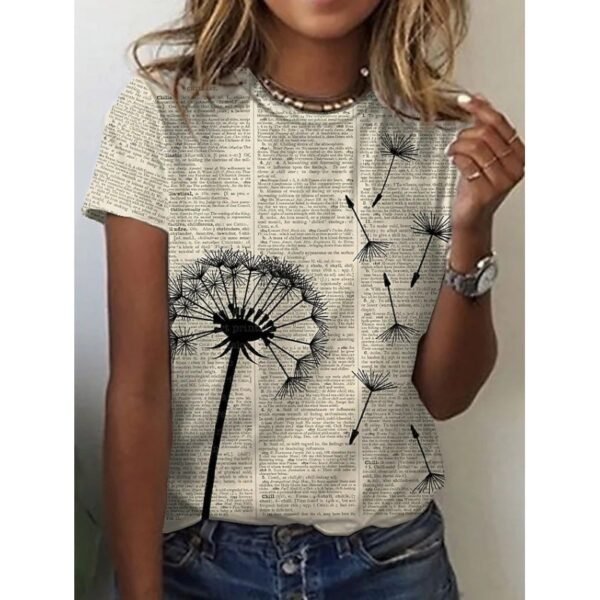 3D Sunflower Women's Flower Print - Image 6