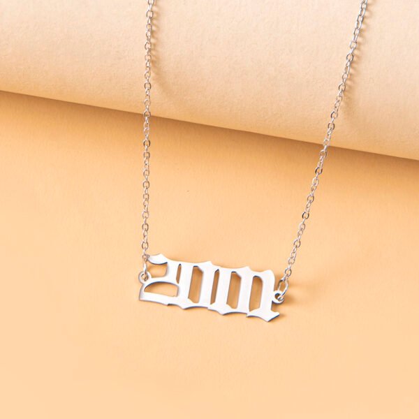 Year Number Necklaces For Women Birthday Date Gifts - Image 4