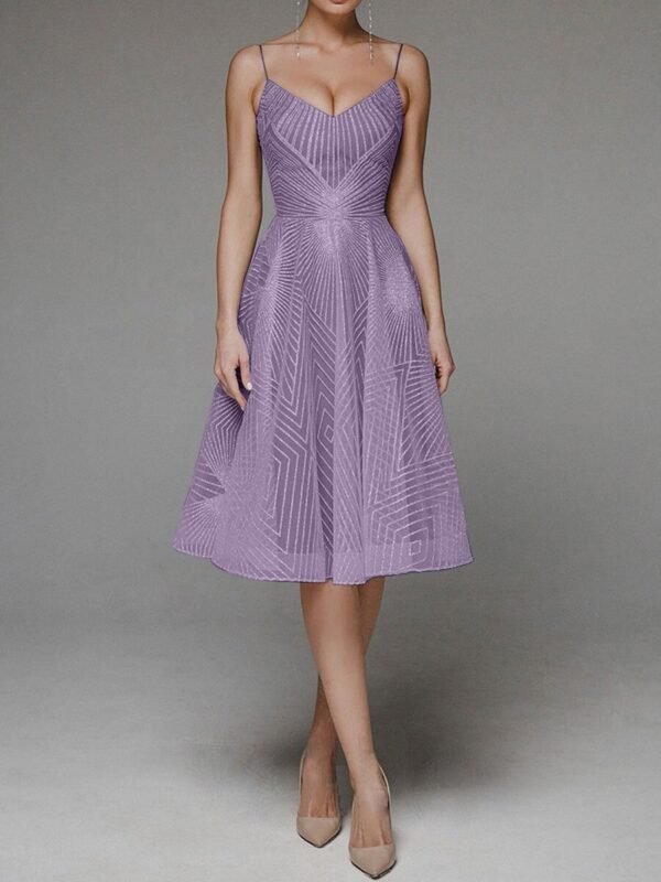 Women's Summer Sling Embroidered Sleeveless Dress - Image 5