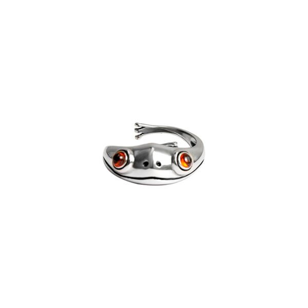 Hip Hop Frog Ring Animal Open Rings For Women Men Jewelry Xmas Gift - Image 2
