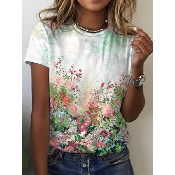 3D Sunflower Women's Flower Print - Image 5