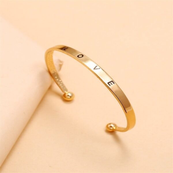 Alloy Opening Love Bracelet Women - Image 4