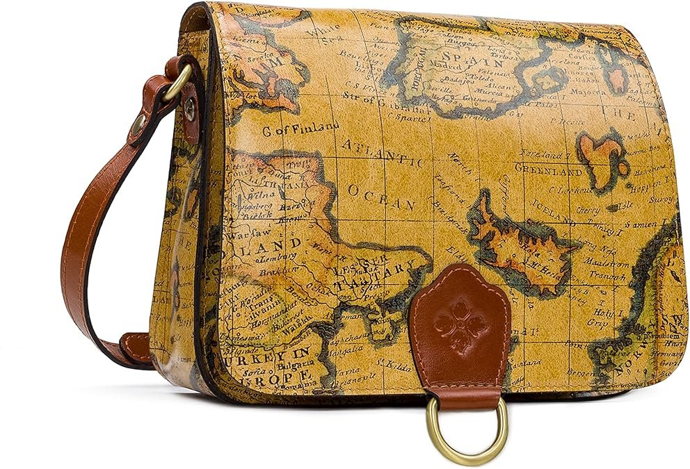 Patricia Nash Tooled Leather Ilina Flap Crossbody Bag